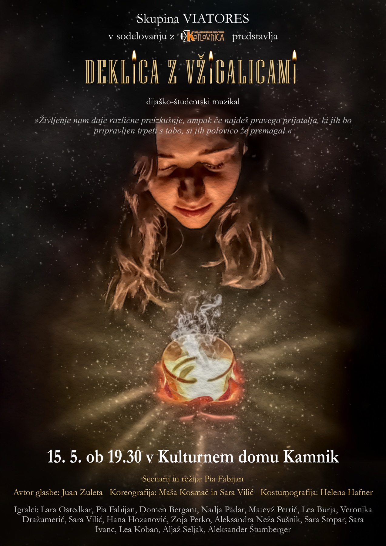 Deklica z vžigalicami